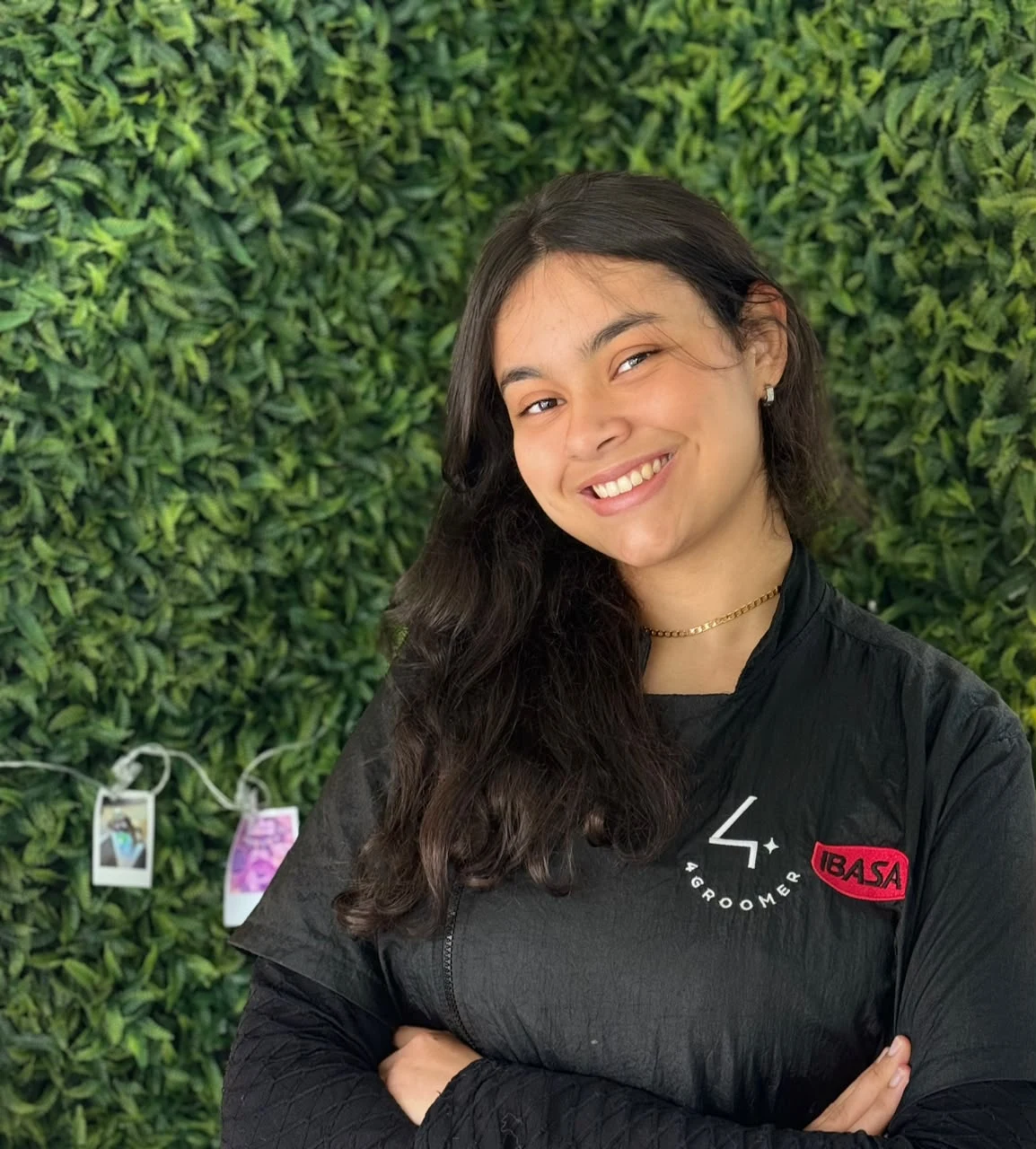 Luiza sorrindo